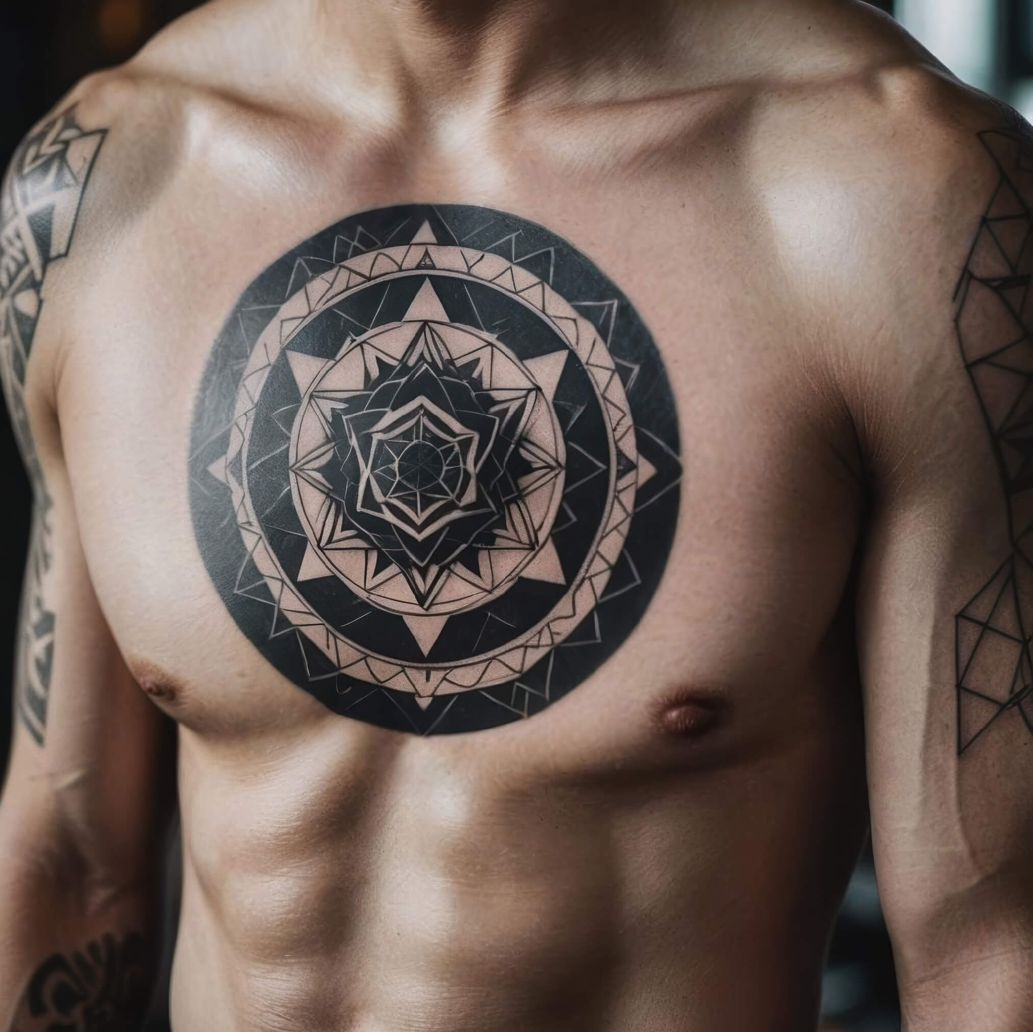 Geometrisches Tattoo